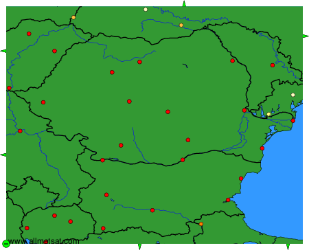 map of bulgaria and romania. Romania, Bulgaria