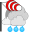 chaparrones de lluvia, viento fuerte chaparrones de lluvia, viento fuerte